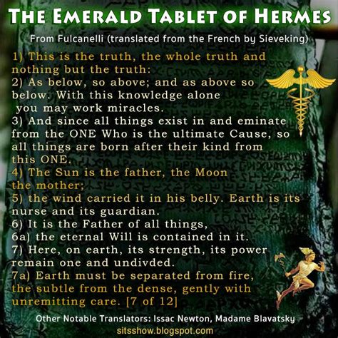 hermes tablet|emerald tablets english translation.